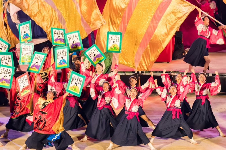 関学よさこい連 炎流 チーム写真