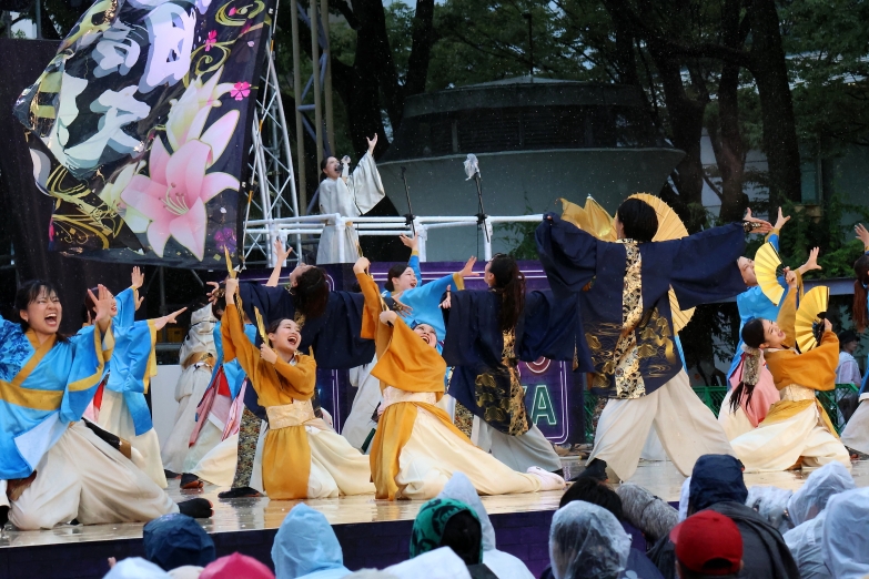 立教大学よさこい連百合文殊 チーム写真