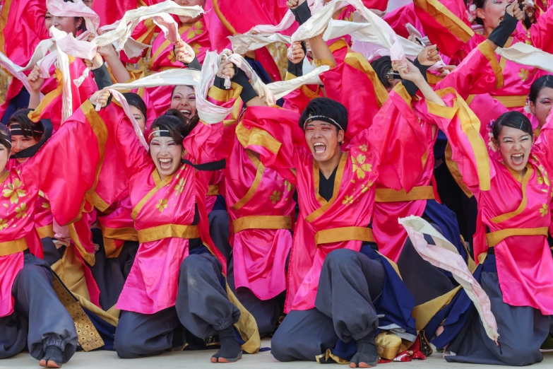 京都よさこい連 心粋 チーム写真