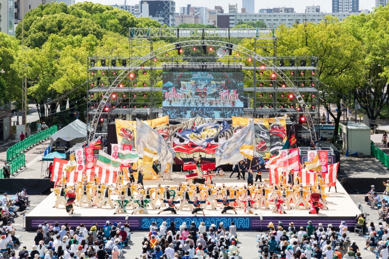 よさこいチームかざみどり チーム写真