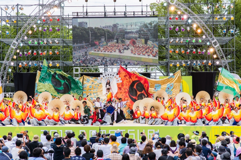 同志社大学 京都よさこい連心粋 チーム写真